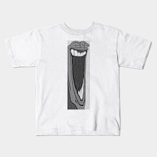 Pepe Laugh (black) Meme Kids T-Shirt